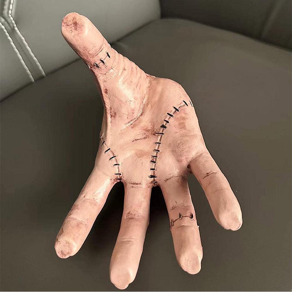 Wednesday Addams Hand Realistic Scar Hands Scary Props Party Decorations