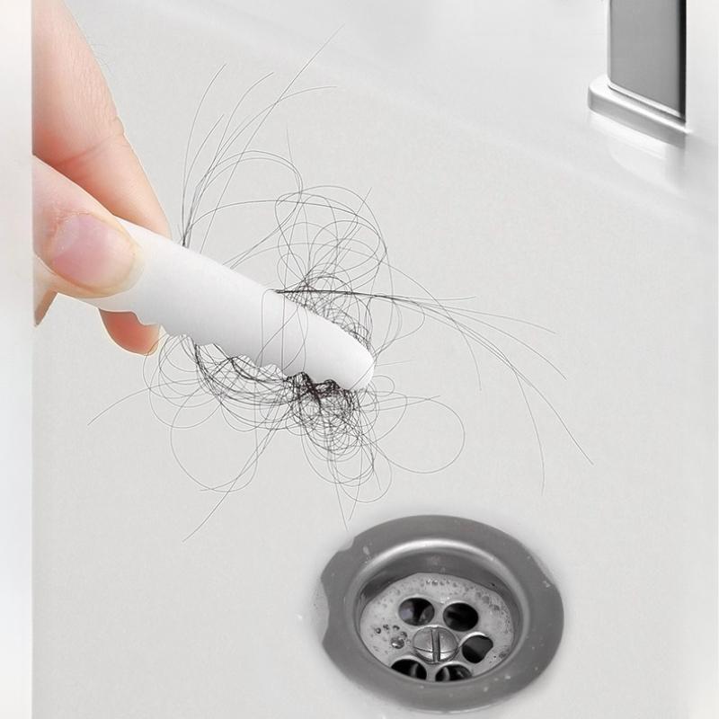 Cute Duck Shaped Double-head Design Cleaning Clip Dust Stain Removal Shovel - Bathroom Cleaner Tool With Drainage Hole