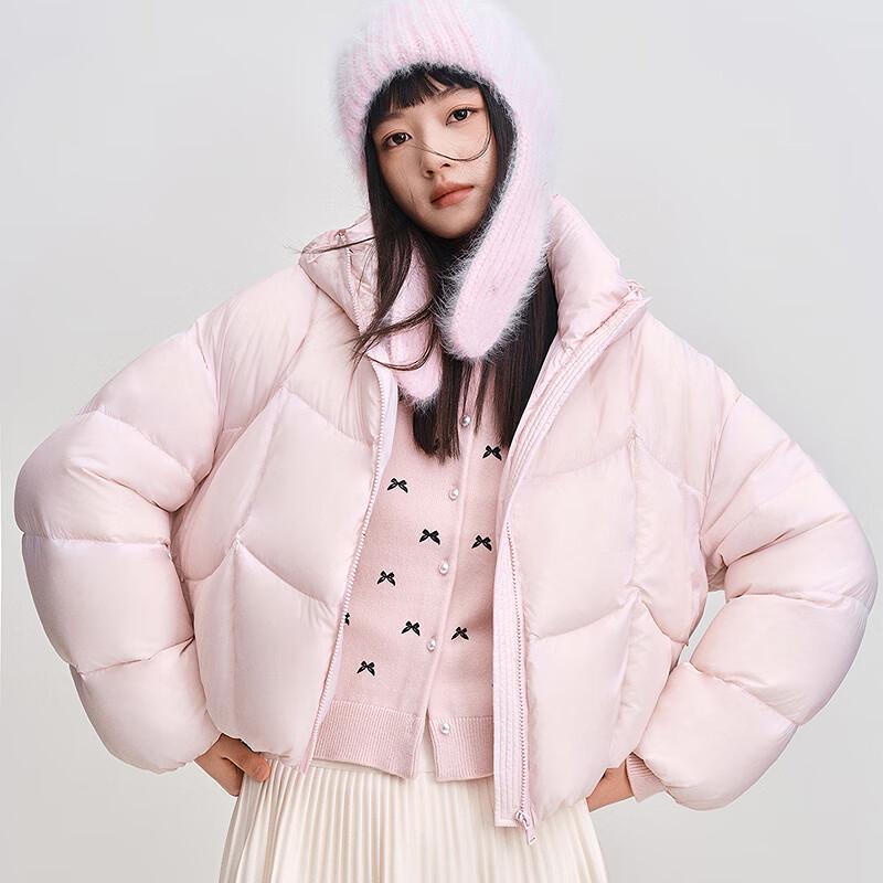 

Женский пуховик-пуховик с капюшоном LEDING из вулканической породы S