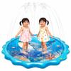 Ninonly Fountain Mat Play Mat Pool Mat for Kids and Pets, 170cm Diameter, Cute Pool, Water Play, Summer Days, Lawn Play, Home Use, Summer Relief