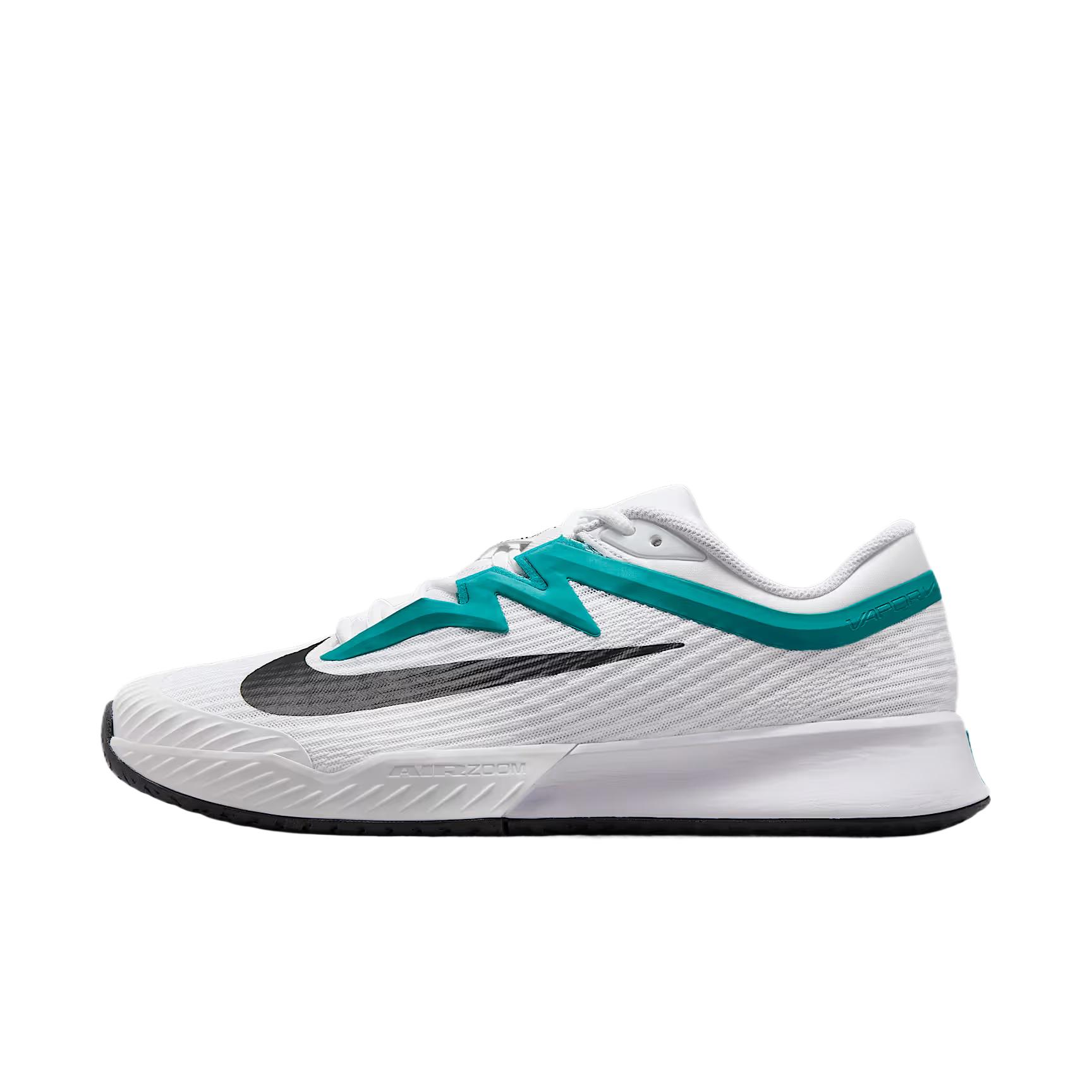 

Мужские кроссовки NikeCourt Air Zoom Vapor Pro 3 HC Белые Сияющий изумрудный Черный FZ2161-104 43