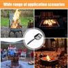 Coal Shovel For Wood Stove Hollow Out Charcoal Shovel Heat Resistant Grill Tools Portable Grilling Supplies For Outdoor Fire Pit