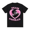 Team Conrad Cousins Strandfilm Y2k T-Shirts Unisex Harajuku High Street Trend T-Shirt Unisex Sommer Oberteile Komfort Oversized T-Shirt