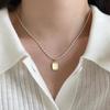 VENTFILLE Silver Color Bowknot Snake Bone Chain Necklace For Women Girl Simple Design Korean Jewelry Dropshipping