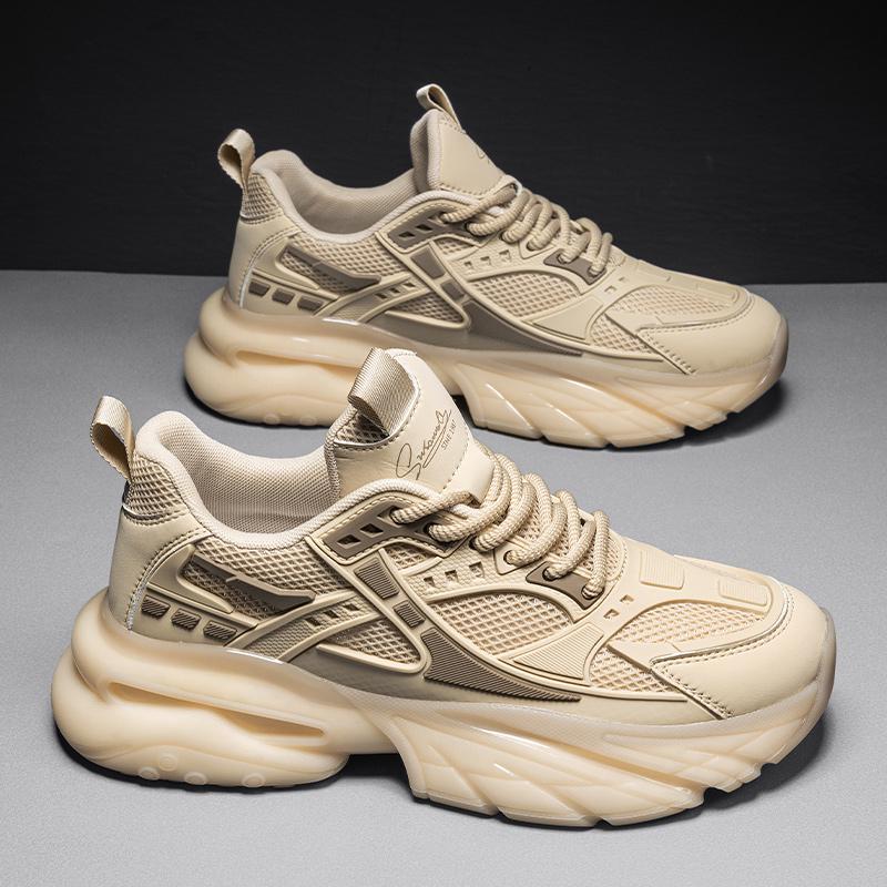 

Мужские черные модные кроссовки со скрытым подъемом 10 см и дышащей сеткой для осени/зимы Size 43 In Stock