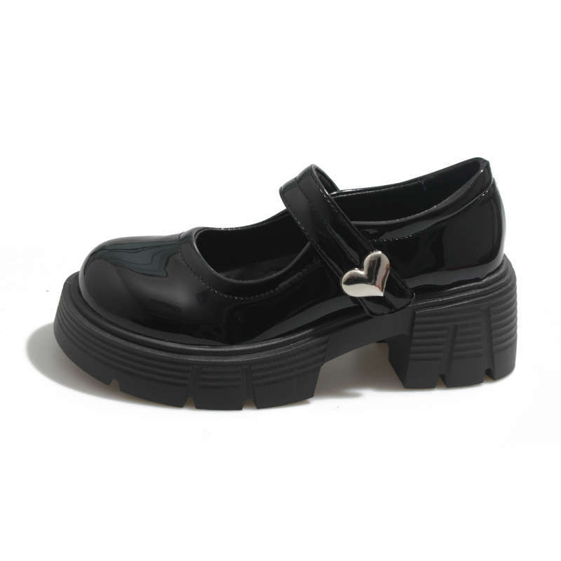 Retro platform Mary Jane single shoes women's 2025 spring and summer new round head British college style Japanese versatile small leather shoes