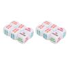 12PCS English Wine Order Dice White Dice Props Plastic Dice Toy for Bar Home Party