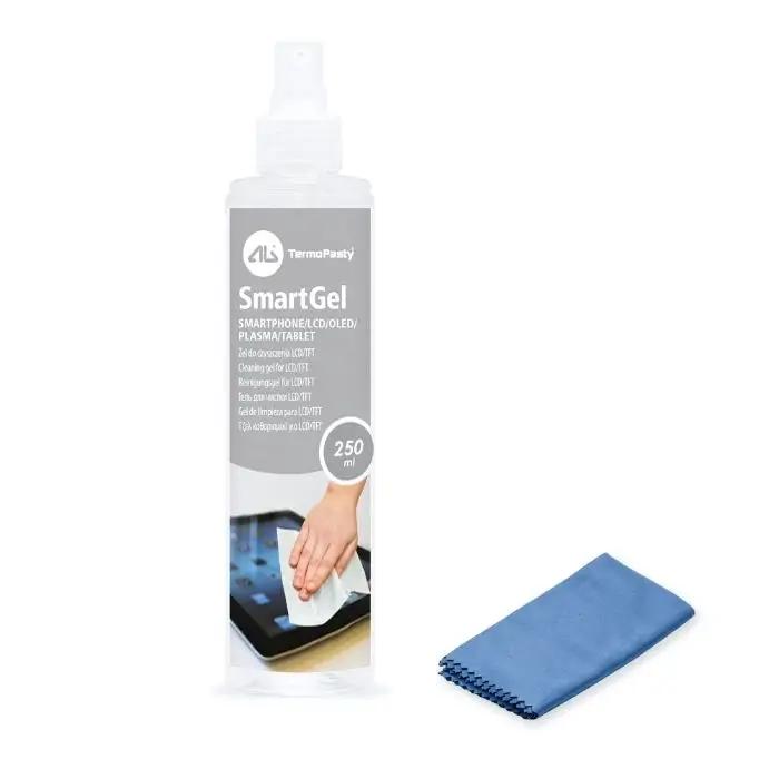 Smartgel 250 With Microfiber - Smudge-Free And Alcohol-Free Screen Cleaning Gel