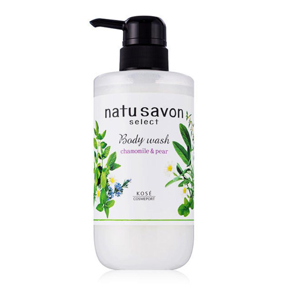 KOSE Softimo NatuSavon Select White Body Wash Refresh Pump 500ml (liquid type)