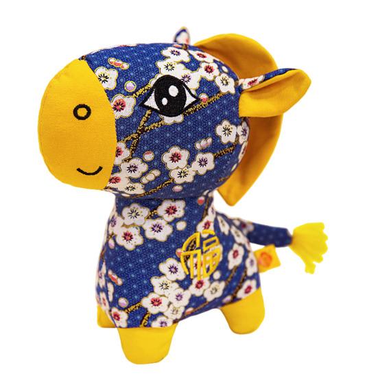 

2026 год Лошади Талисман Плюшевая кукла Счастливый Китайский Зодиак Пони Мягкая игрушка Украшение Подвеска Подарки на Праздник Весны на Удачу и Богатство 20cm синий