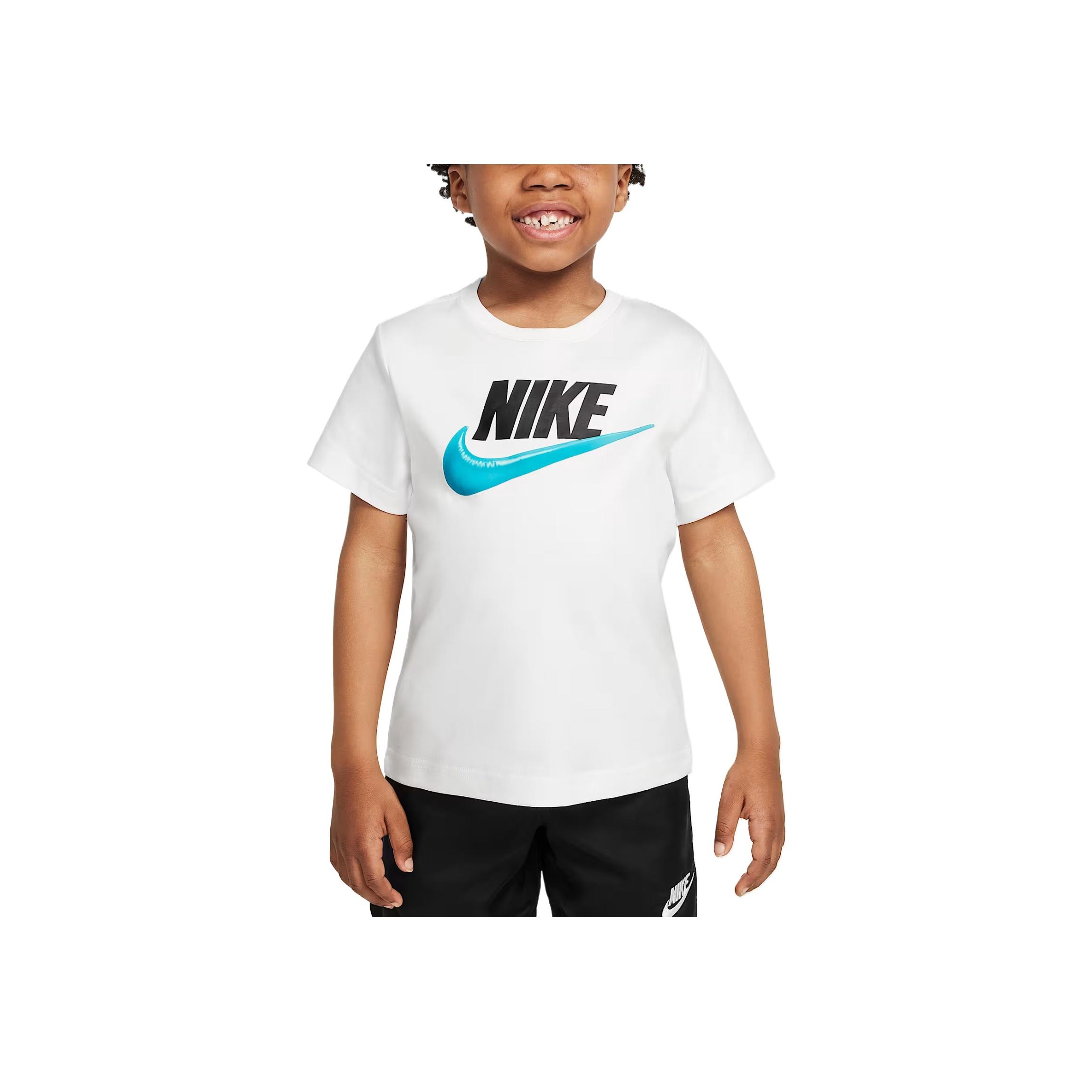 

Nike Just Believe Soft Comfortable Fashionable Short Sleeve T-Shirt Kids Tops Sail-White II3065-133 S