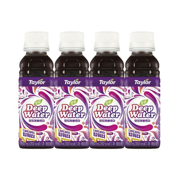 

[Taylor] Prune Deep Water 180 мл 4 бутылки 6 бутылок Высококонцентрированный фруктовый сок Сливовый сок Prune 180ml x 4 bottle