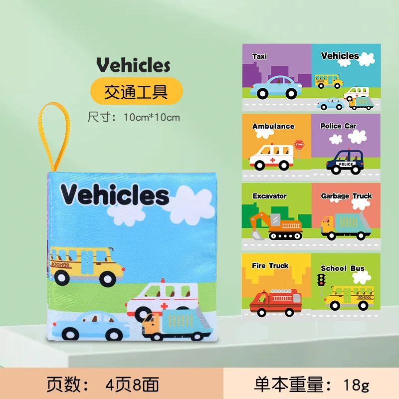 Infant Soft Cloth Book ideal for Newborns 0-12 Months 3D Animal Montessori Early Learning-Focused Sensory Plaything Kids Present