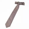 Emporio Armani Men's Tie, 7.5cm Wide, 100% Silk, Striped, Gray, Made In Italy, EM001346 TE13741 F8109 [Used]