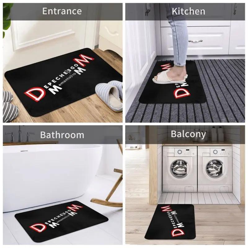 Electronic Rock Depeche Cool Mode Front Floor Door Entrance Mat Outdoor Kitchen Bathroom Doormat Garage Carpet Rug
