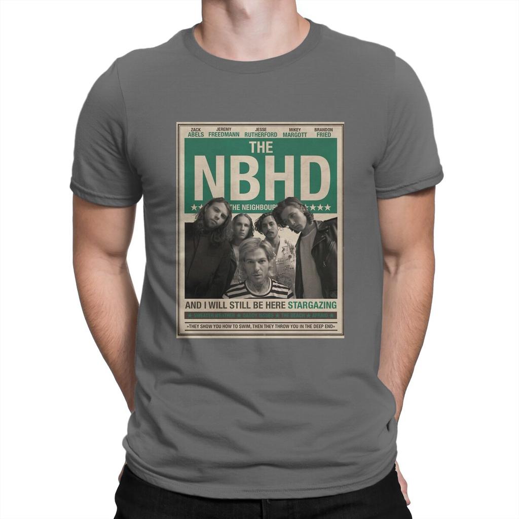 Unisexs Tshirt Stargazing Vintage Pure Cotton Tees Short Sleeve The Nbhd Neighbourhood T Shirts O Neck Tops Birthday Gift