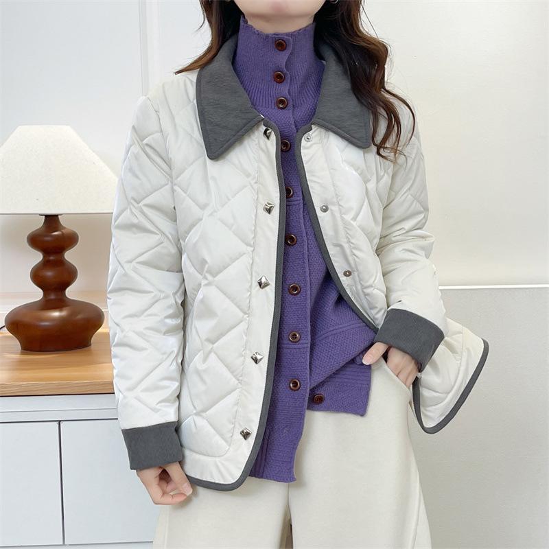 2025 Autumn/Winter Plus Size Slimming Knit Sweater for Women: Stand Collar Long Sleeve Versatile Top