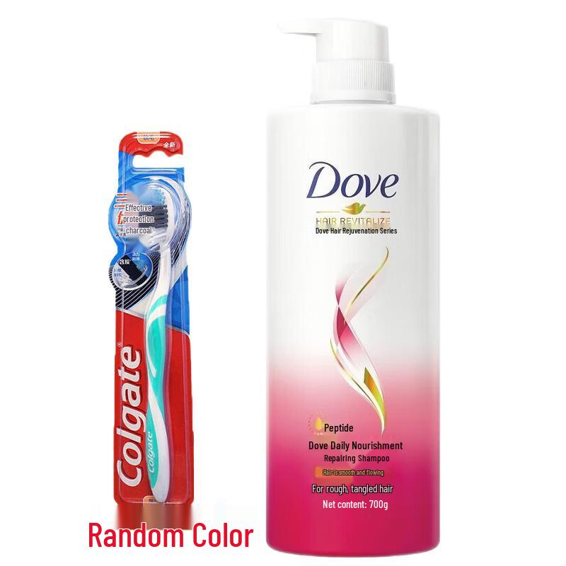 Colgate Toothbrush & Dove Shampoo Bundle
