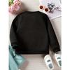 Halloween Cute Girl Creative Print Sweatshirt - Comfortable Long Sleeve Crewneck for Autumn and Winter
