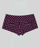 SCULPTOR New Emo Gingham Micro Shorts Pink