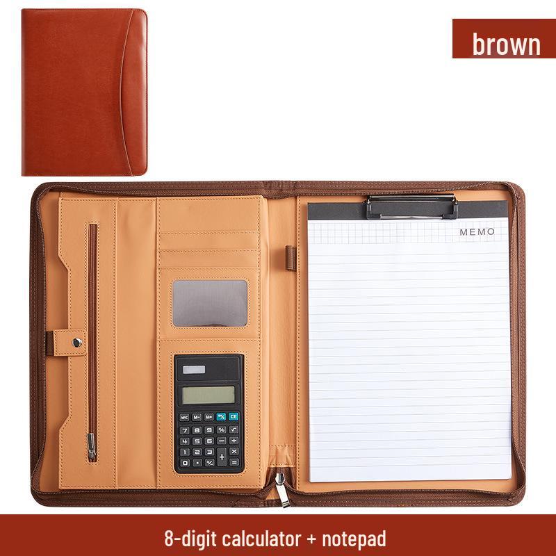 Customizable A4 Zipper Ring Binder Folder for Business and Office Use