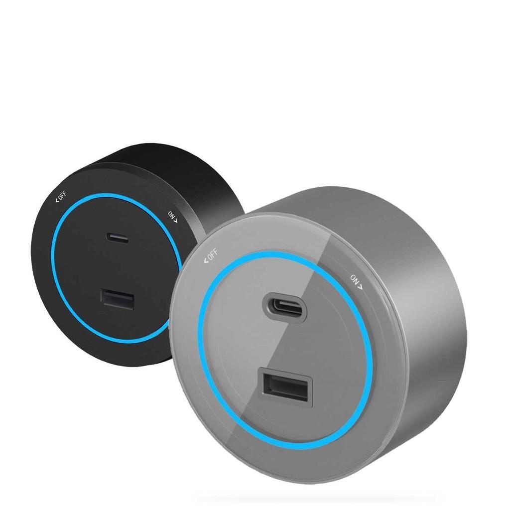 30/60/80/100cm Home & Office Multi-Function USB Adapter Wall Mounted Track Power Socket Power Track Socket