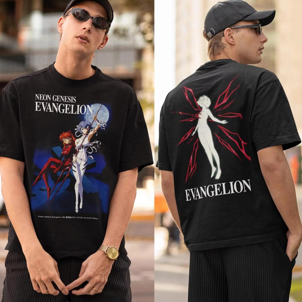 2026 Women Men Neon Genesis Evangelion End of Eva Eye Shirt Classic Style Short Sleeve Shirt Unisex Summer Crew Neck Cotton Tee