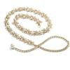 Women's New Metal Waist Chain - Casual Decorative Pearl Inlaid Belly Dance Waist Chain