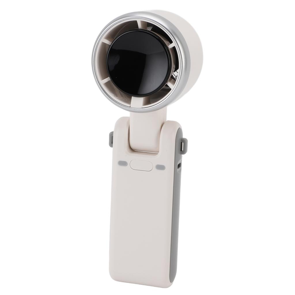Portable Handheld Fan 3600mAh Battery Operated Fan with LED Display Handheld Neck Desk 3 In 1 Personal Small Fan 150 Degree Foldable Desk Fan 5 Speed