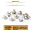 Yongfengyuan Sishing Ping 21-Piece Ceramic Gongfu Tea Set