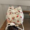 Summer Embroidery Chinese Feng Shui Bucket Bag Women New Crossbody Bag Women Ins Fashion Niche Bucket Bag Women
