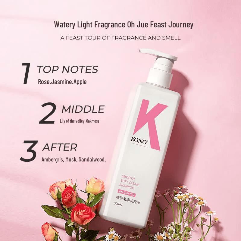 KONO KALI Shampoo Duo: Oil Control & Smooth Softening
