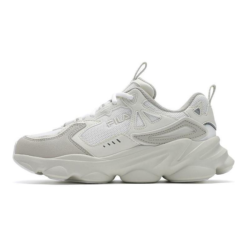 FILA Skipper 1S Retro Classic Fashion Versatile Simple High-Quality Sports Casual Shoes Women Sneakers White F12W522124FBT