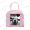 Cute Capybara Print Women Men Lunch Bag Fashion Animal Capybara Portable Insulated Bags School Kids Multifunctional Food Handbag
