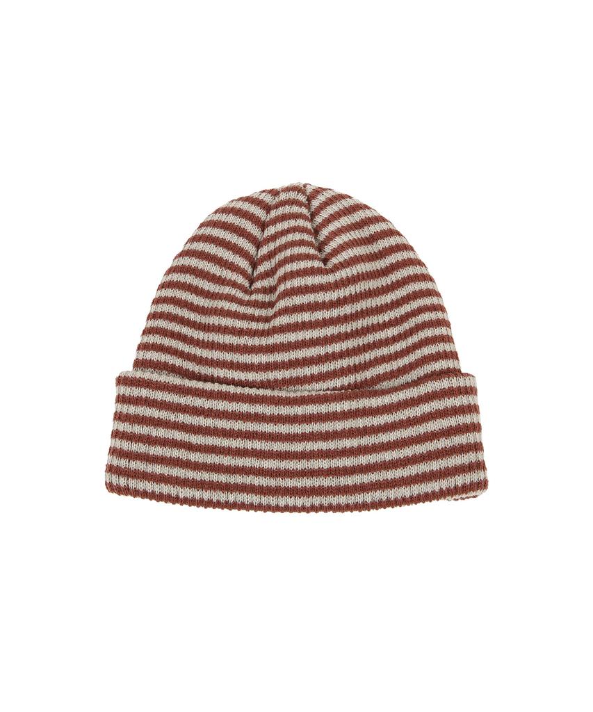 COMONINOZ [Cn]26S Stripe Knit Beanie [4 Color]