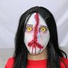 Long Hair Ghost Face Cosplay Mask For Halloween Haunted House Escape Games