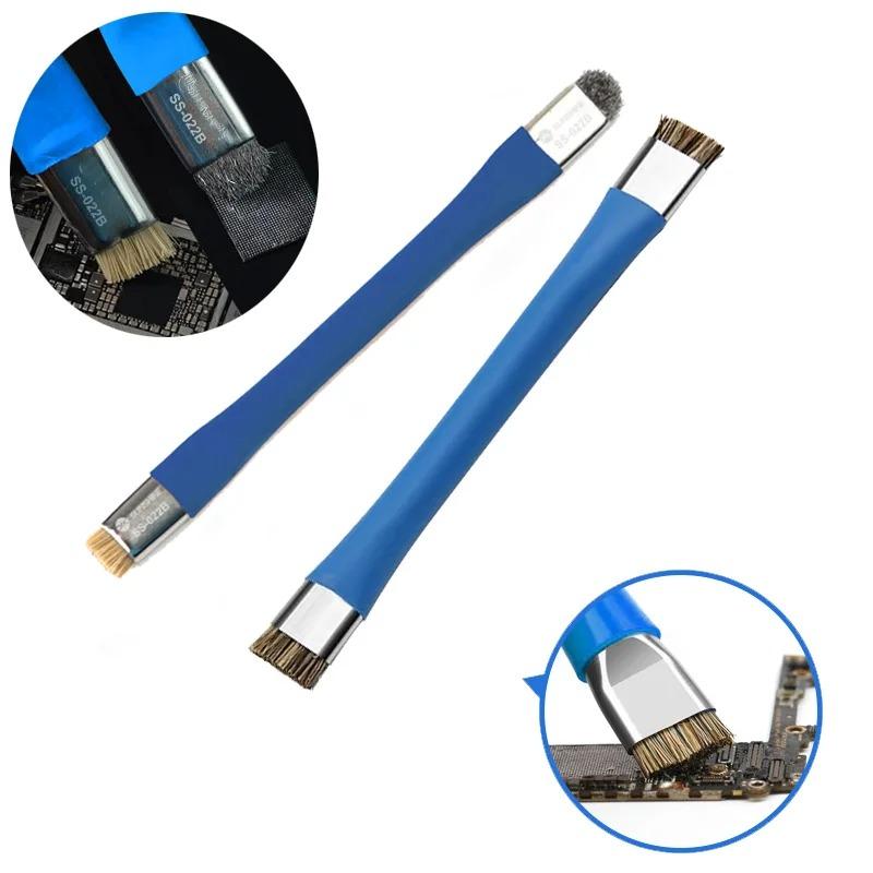 Hard Brushing Brush for Mobile Motherboard Repair IC Pad Cleaning Brush Hard Brushing Brush Welding Oil Cleaning Brush