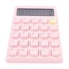 Solar Calculator 12 Digits Large Display Responsive Mechanical Buttons Cute Basic Standard Calculator for   Study