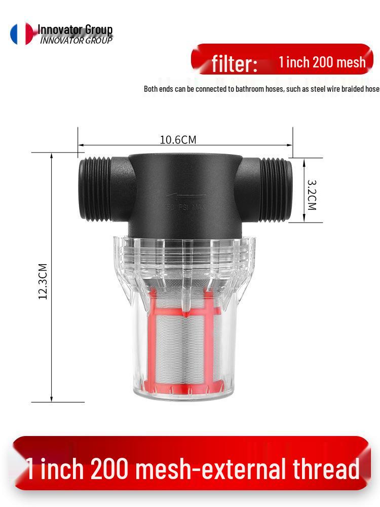 Cross-Border Garden Hose Filter for Mud, Sand, Irrigation, Car Wash, Tap Water, and Aquaculture