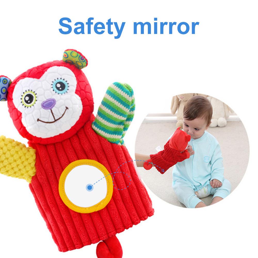 Infant Baby Kids Cartoon Animal Hand Puppet toys Toddler Rattle Toys For 0-12 Months Boys&girls