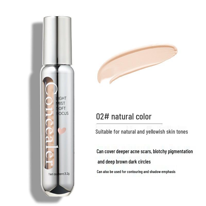 

Marco Andy Light Mist Soft Focus Concealer hides spots, acne marks, dark circles, tear troughs, and brightens and evens skin tone.