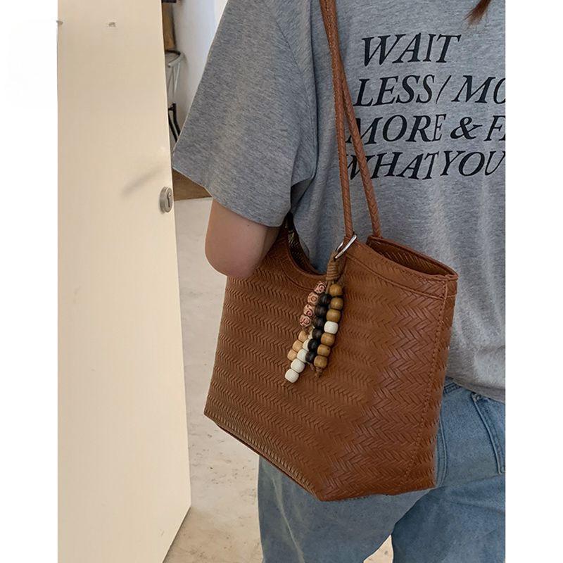 2025 Trendy Retro Handwoven Large Capacity Basket Tote Bag