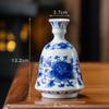 Antique Blue and White Chinese Porcelain Vase - European & American Handicraft for Flower Arrangements