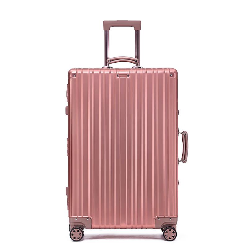 EXPUNK Classic Retro Striped 20-inch Suitcase