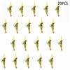 10/20PCS Artificial Soft Shrimp Lure Worm For Fishing Bait 1.3g/4cm Hook Sharp Crankbait Lures Silicone Shone Prawn Bait