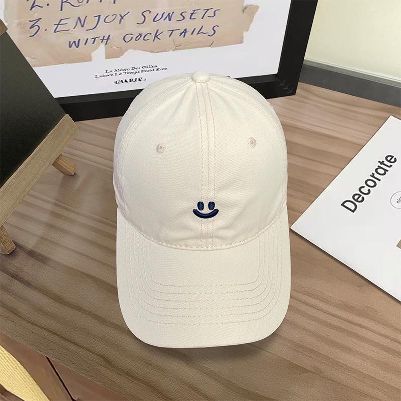 Spring and Summer Wide-brimmed Sunshade Embroidered Versatile Baseball Cap Women's