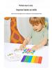 Rainbow Counting Sticks: Early Childhood Math Puzzle & Educational Wooden Toy