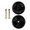 2 Pcs Wheels On Deck Easy Installation For Hustler For Murray