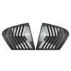 For BMW 1 Series F20 118i 120i Hatchback 2011- ABS Rear Window Quarter Louver Cover Side Vent Trim Car Adhesive Accessories