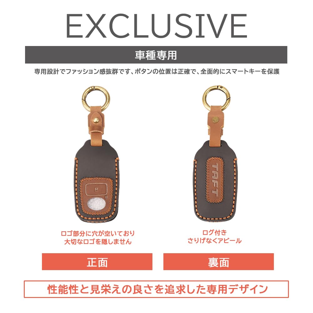 [XIKER] Daihatsu Taft LA900S LA910S/TAFT (Blue Sky SUV) Leather Smart Key Case with Good